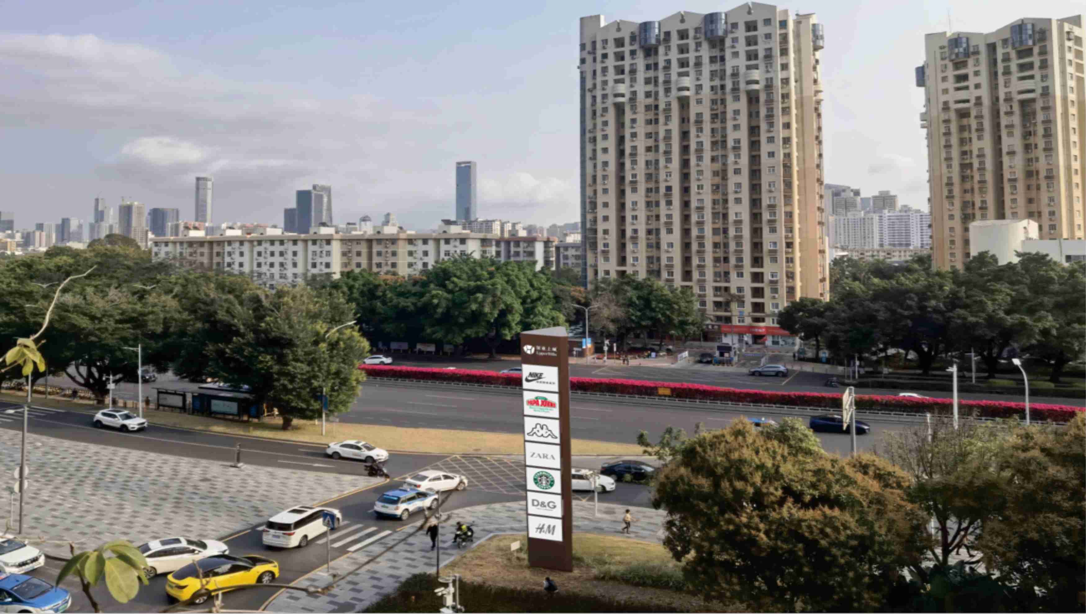 深圳深业上城精神堡垒标识制作安装工程